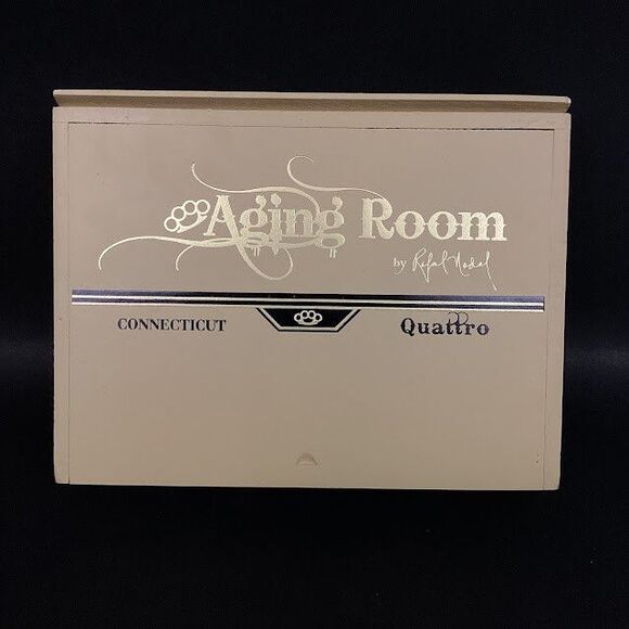 Aging Room - Connecticut - Quattro Vibrato - Empty Cigar Box -Beige -Collectible - Picture 2 of 8